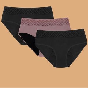 Thinx | Set of 3 Hiphugger Period Underwear | 🆕